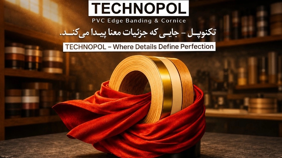 نوار لبه تکنوپل برای افزایش دوام و زیبایی لبه های MDF نوار لبه تکنوپل برای افزایش دوام و زیبایی لبه های MDF